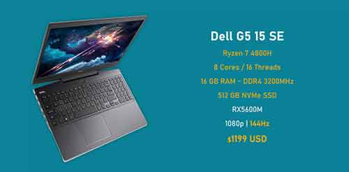 لپ تاپ Dell G5 15 Special Edition